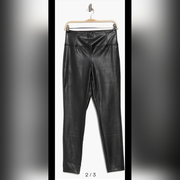 Laundry by Shelli Segal Vegan Leather Pants - Picture 2 of 3